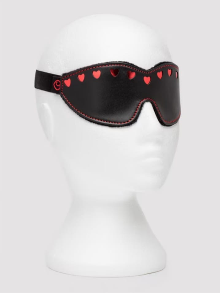 Bondage Boutique Heart Blindfold & Cuff Set (2 pieces)